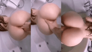 Móc bím rồi doggy em trong bồn tắm